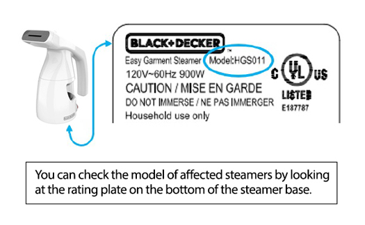 Steamer Models Recall Info Graphic